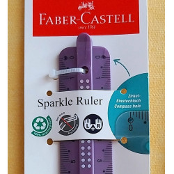 Faber-Castell Sparkle törhetetlen vonalzó 15cm, jobbos/balos, többféle színben 5000Ft alatt Vonalzók Faber-Castell